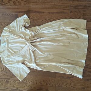 Lululemon Cotton Wrap-Front T-Shirt Dress